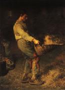 Jean Francois Millet The Winnower oil